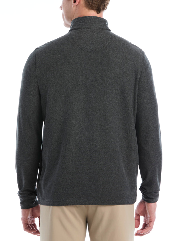Men's Fine Line Brushed Quarter Zip