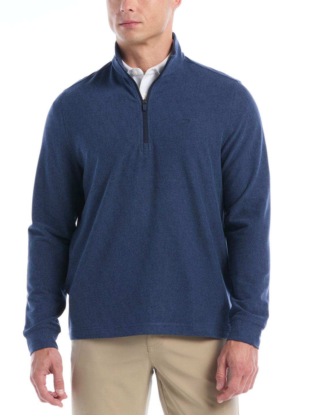 Men's Fine Line Brushed Quarter Zip