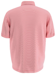 Fine Line Stripe Golf Polo (Sea Pink) 