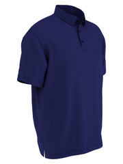 Fine Line Stripe Golf Polo (Peacoat) 