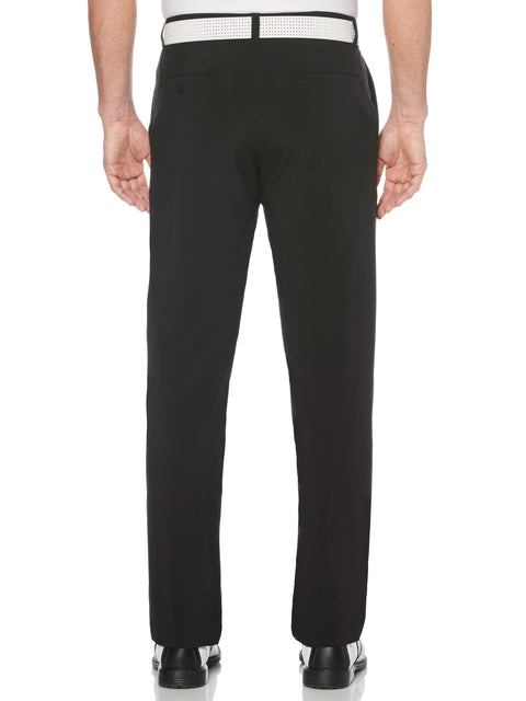 Men's Flat Front Active Flex Pant - Black