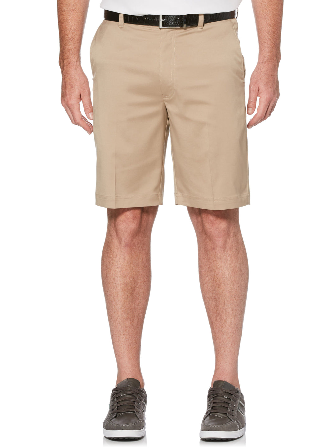 Men's Flat Front Active Waistband Short | 9" Inseam