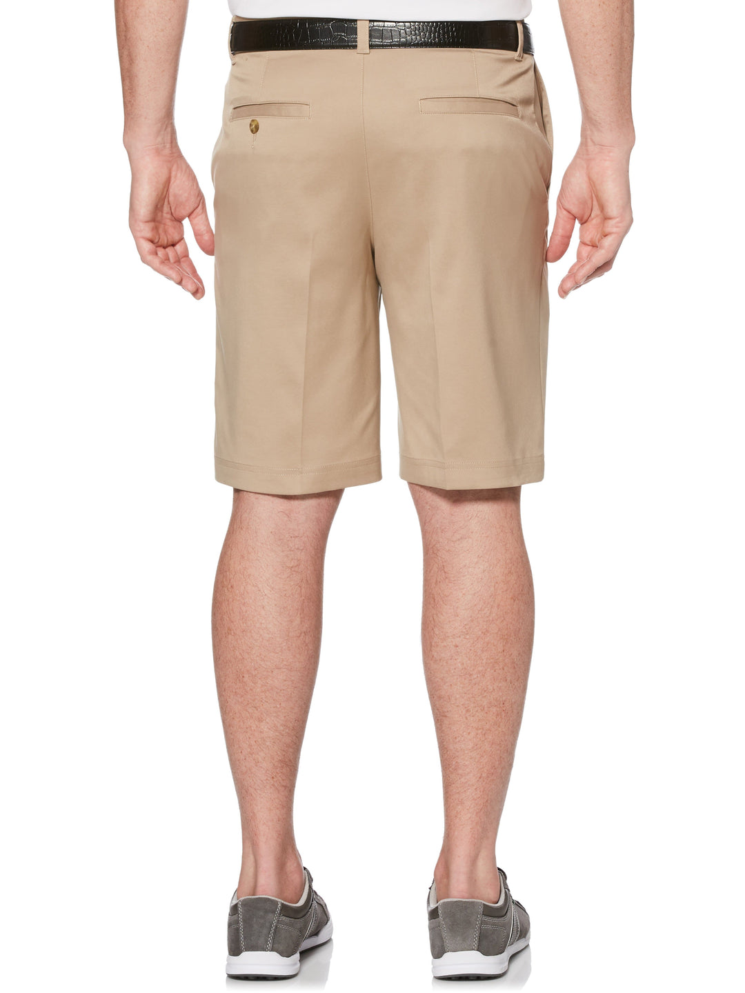 Men's Flat Front Active Waistband Short | 9" Inseam