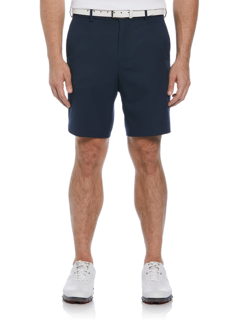 Expandable Flat Front Golf Short (Black Iris) 