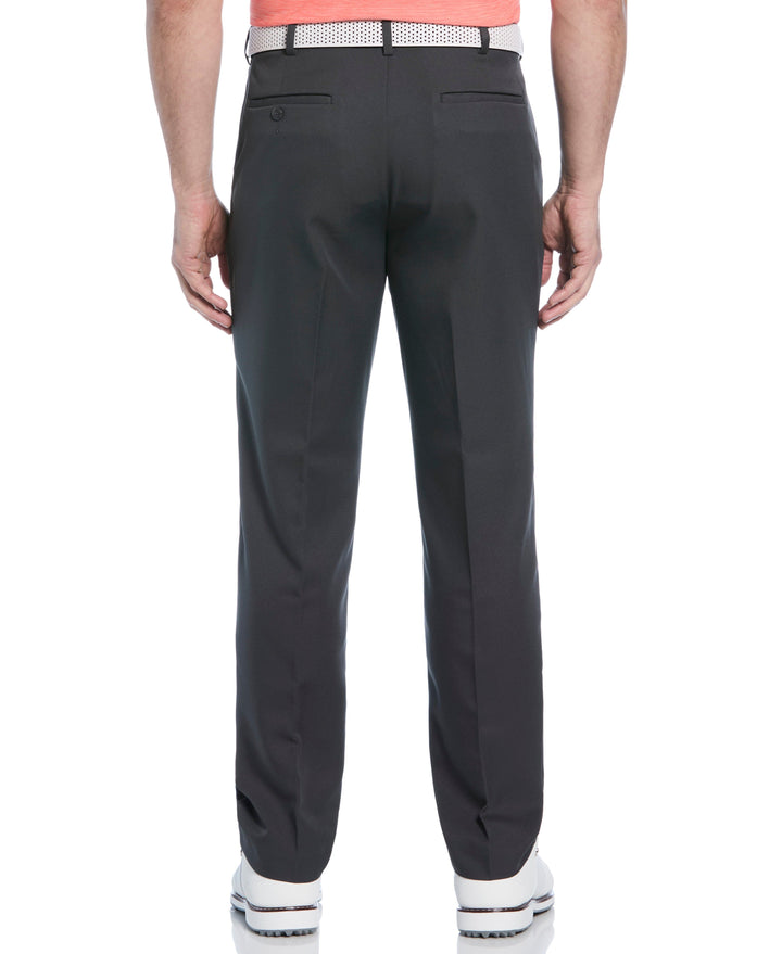 Flat Front Golf Pant with Expandable Waistband (Asphalt) 