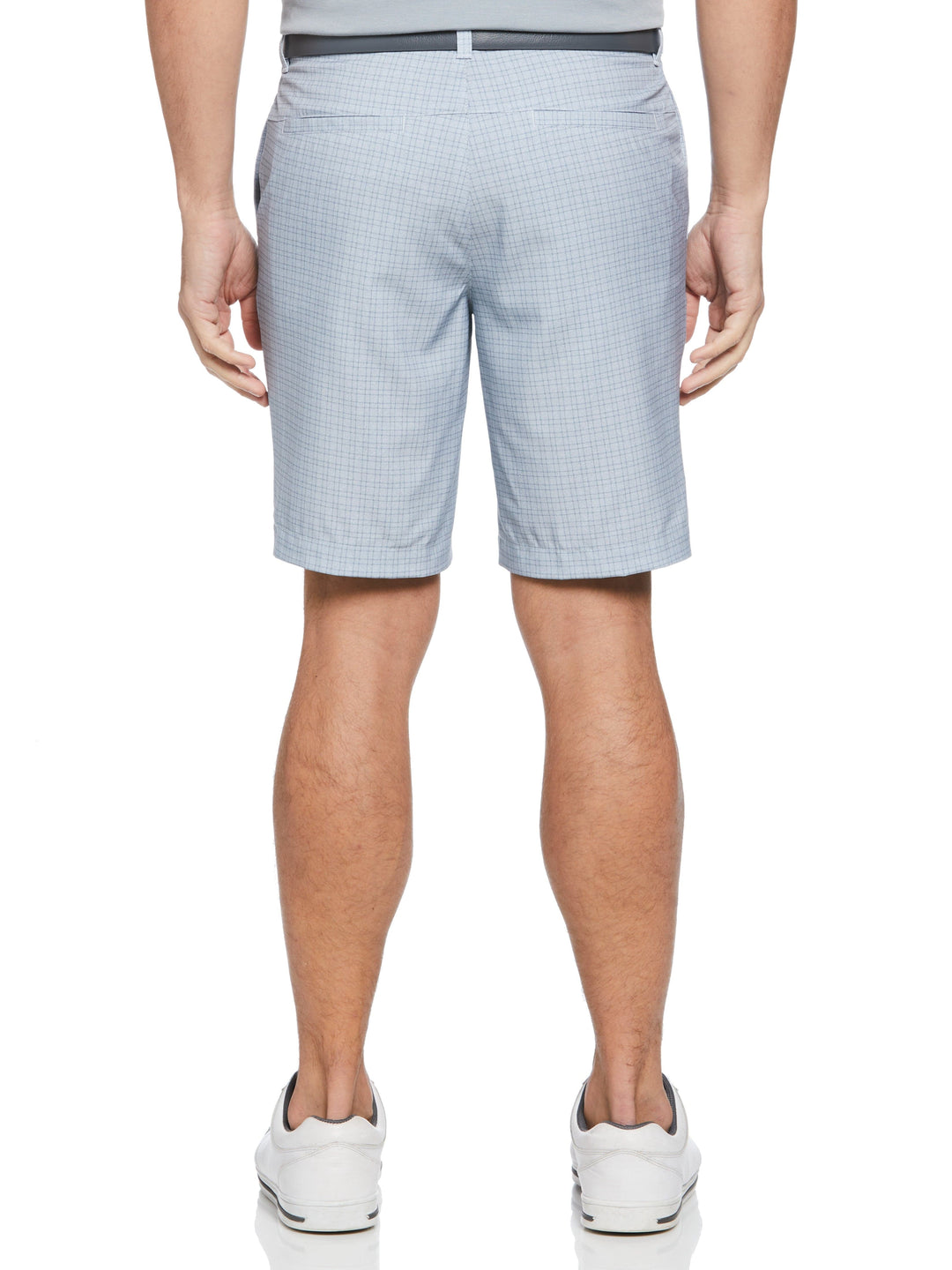 Flat Front Mini Geo Print Golf Short (Tradewinds) 
