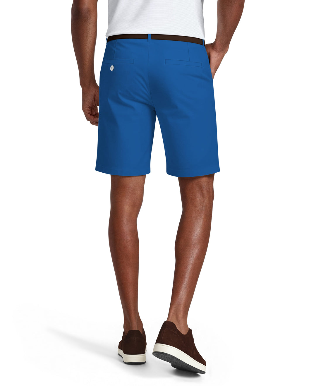 7" Solid Active Waist Performance Stretch Golf Short (Egyptian Blue) 
