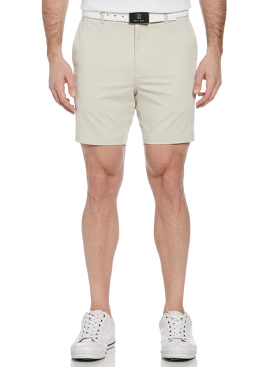 Flat Front Performance Golf Short (Silver Lining) 