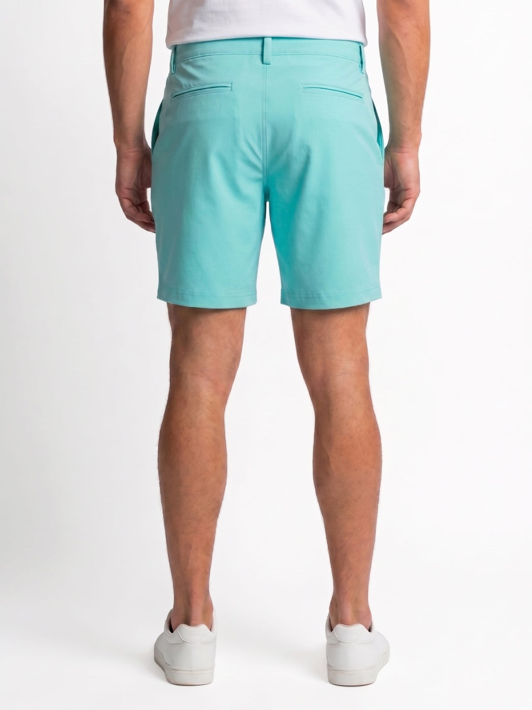 Men's Flat Front Pull-On Golf Short | 8" Inseam