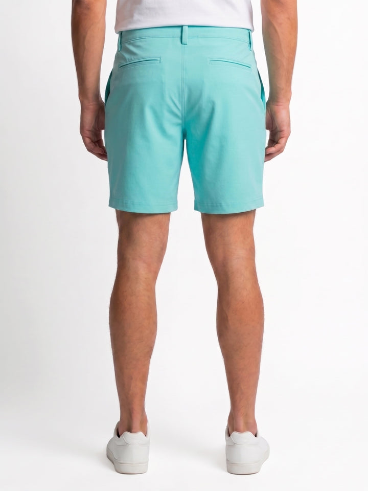 Men's Flat Front Pull-On Golf Short | 8" Inseam