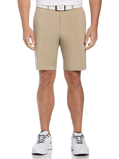 Flat Front Solid Golf Short (Chinchilla) 