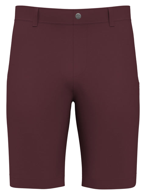 Flat Front Solid Golf Short (Tawny Port) 