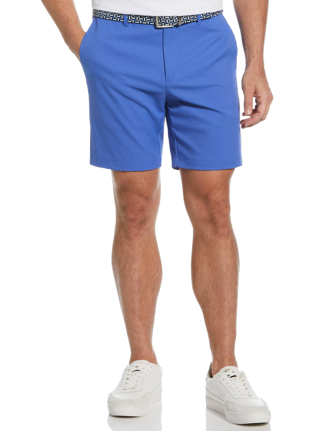 Men's Flat Front Solid Golf Shorts | 9" Inseam