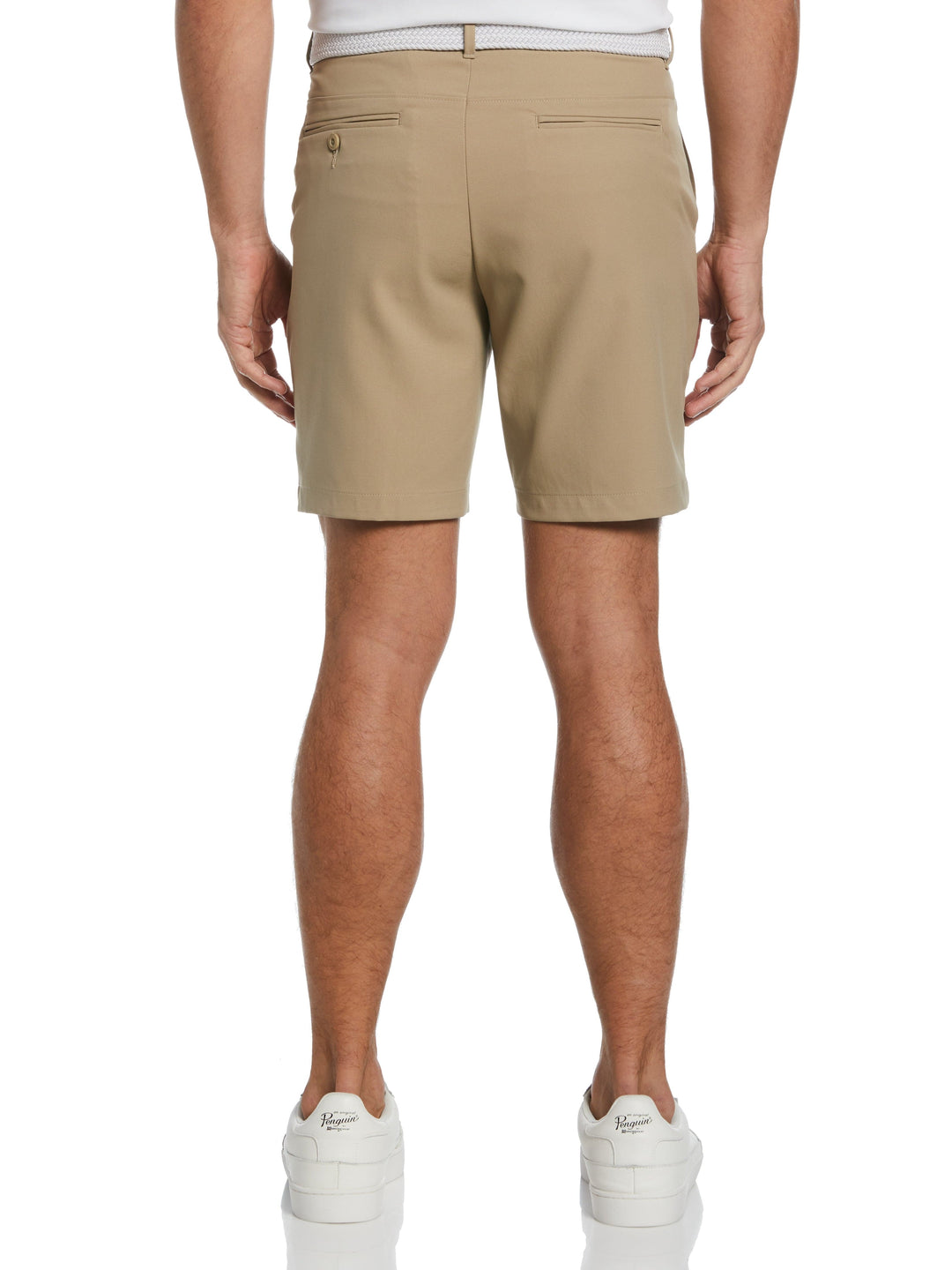 Men's Flat Front Solid Golf Shorts | 9" Inseam