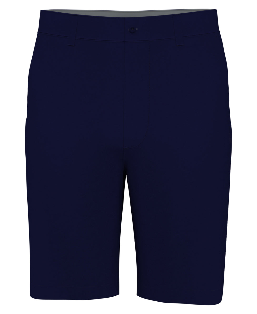 Flat Front Solid Golf Shorts (Black Iris) 