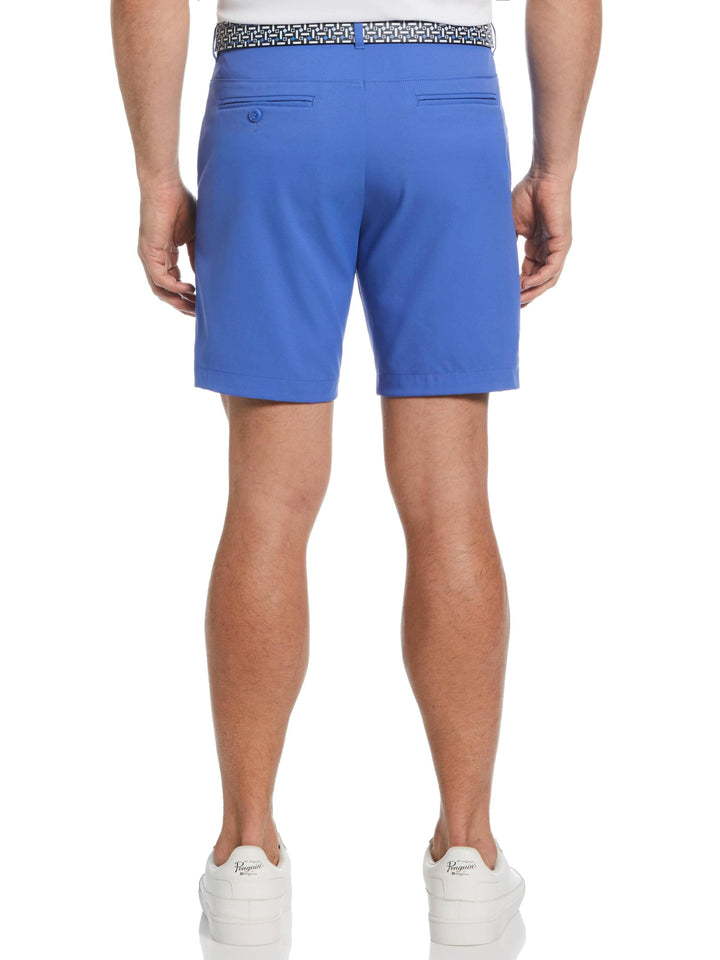 Men's Flat Front Solid Golf Shorts | 9" Inseam