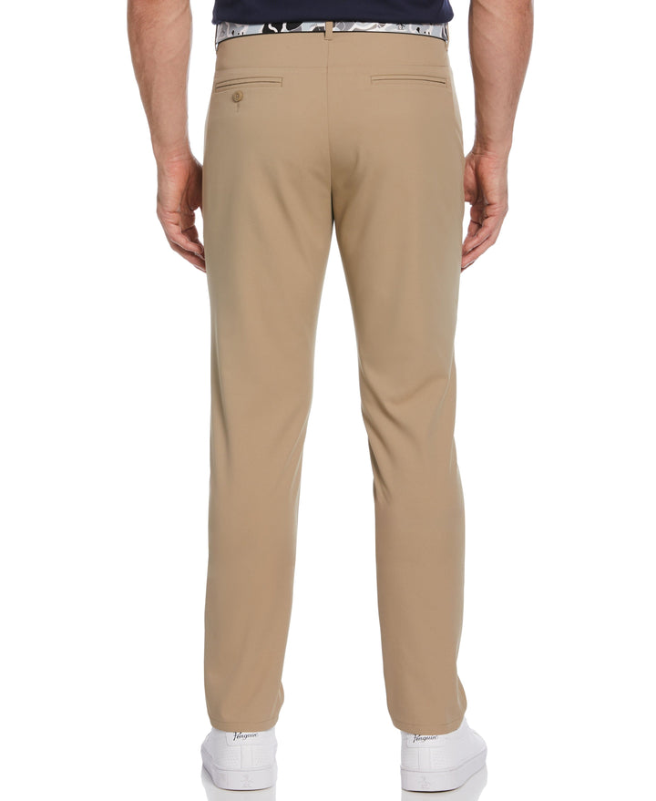 Flat Front Solid Golf Trousers (Chinchilla) 