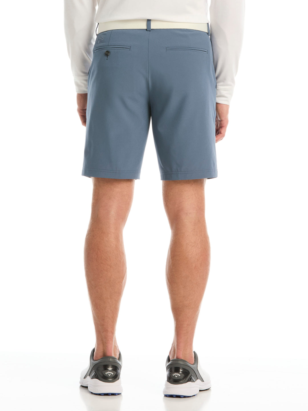 Men's Flat Front Stretch Golf Shorts | 9" Inseam