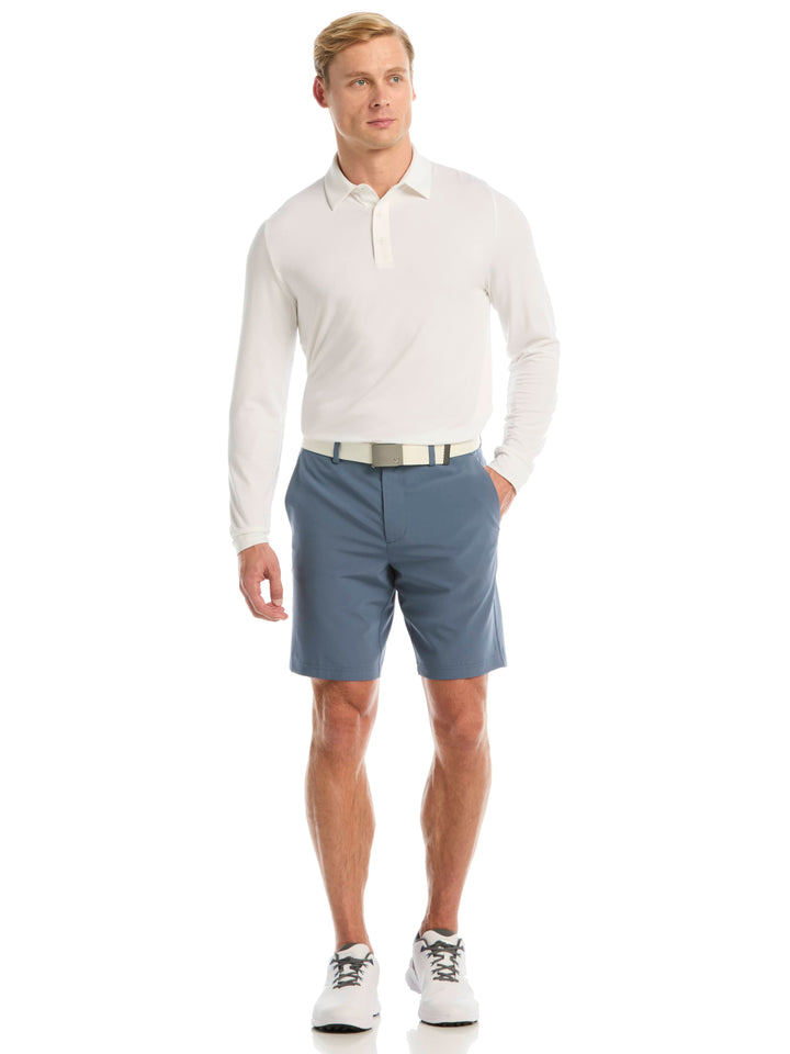 Men's Flat Front Stretch Golf Shorts | 9" Inseam