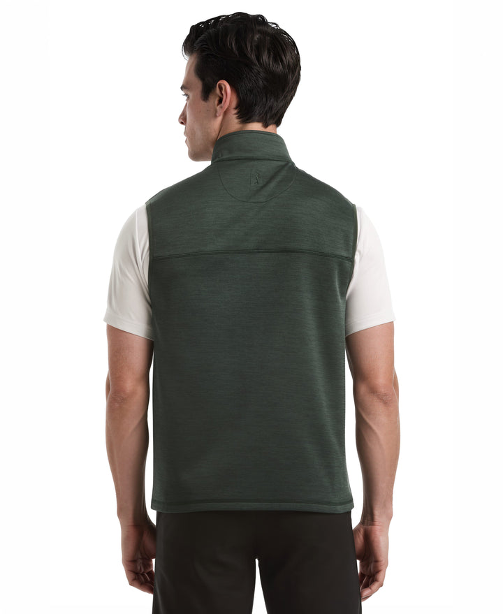 Promo Fleece Full Zip Golf Vest (Dark Green Gables Heather) 