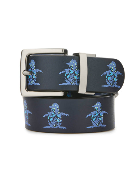 Men's Floral Pete Reversible Leather Belt