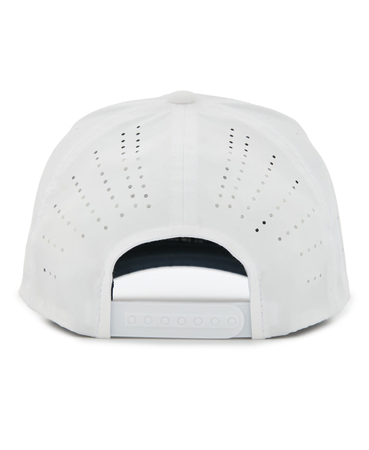 French Riviera Packable Adjustable Golf Hat (Bright White) 