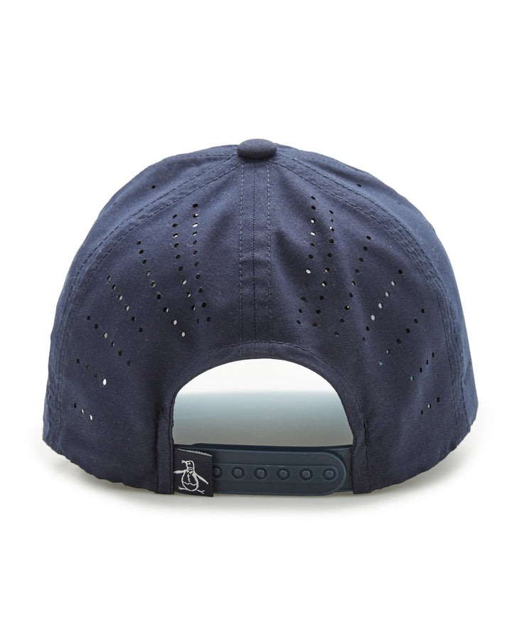 French Riviera Packable Adjustable Golf Hat (Black Iris) 