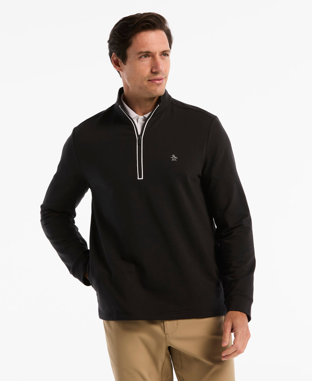 Men's French Terry Quarter Zip Earl Pull-Over