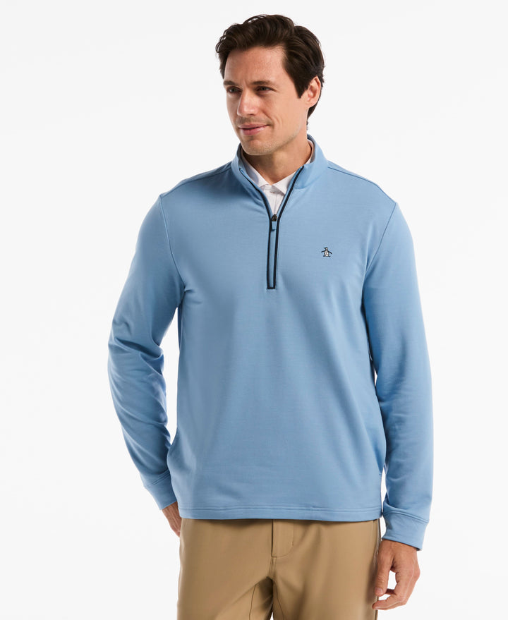 Men's French Terry Quarter Zip Earl Pull-Over