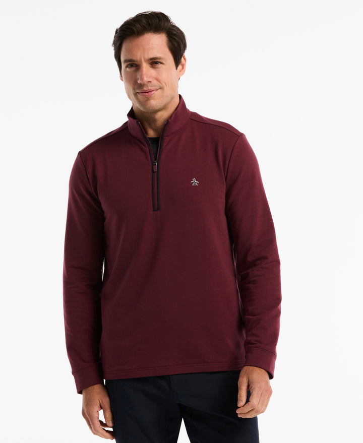 Men's French Terry Quarter Zip Earl Pull-Over