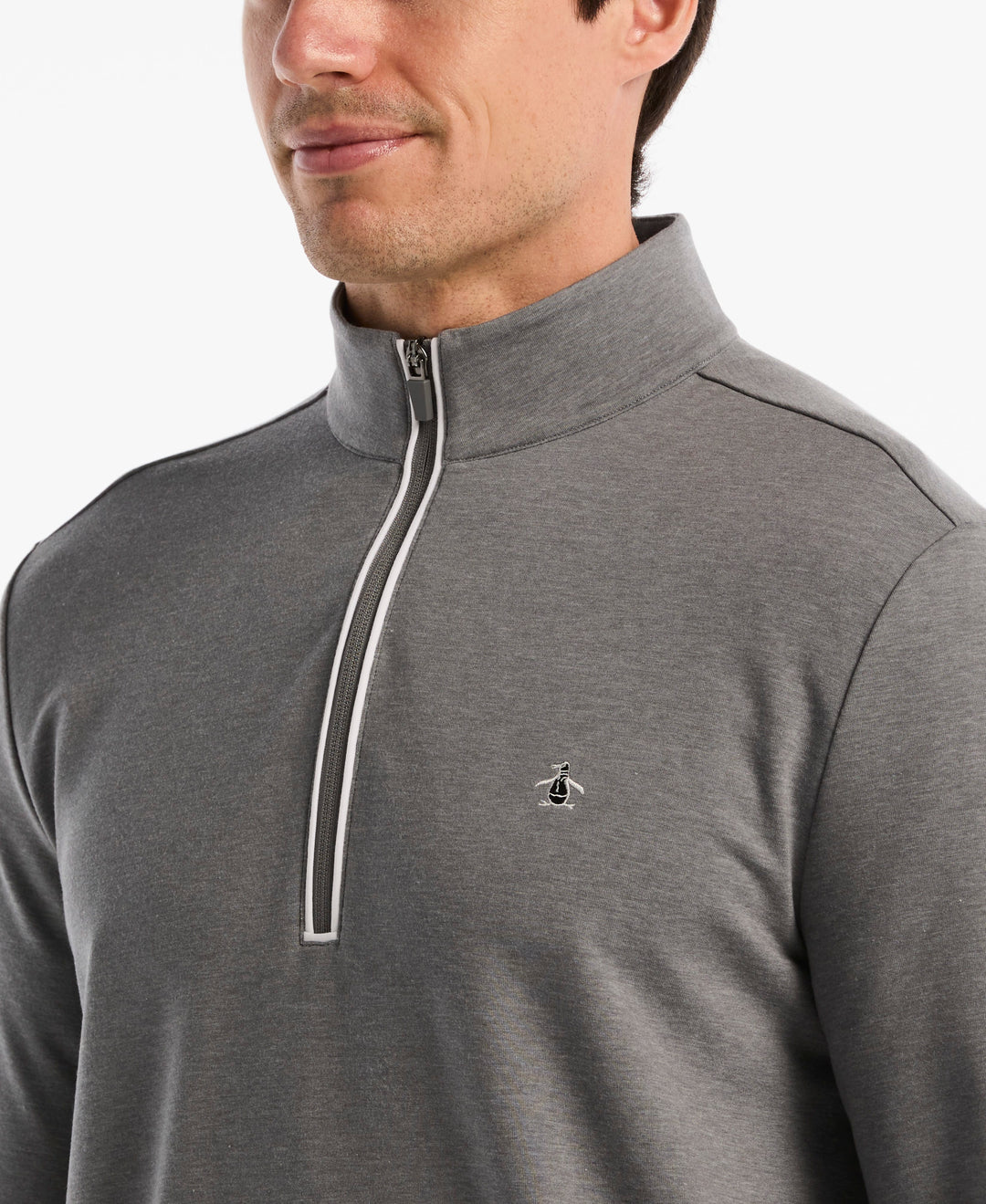 Men's French Terry Quarter Zip Earl Pull-Over