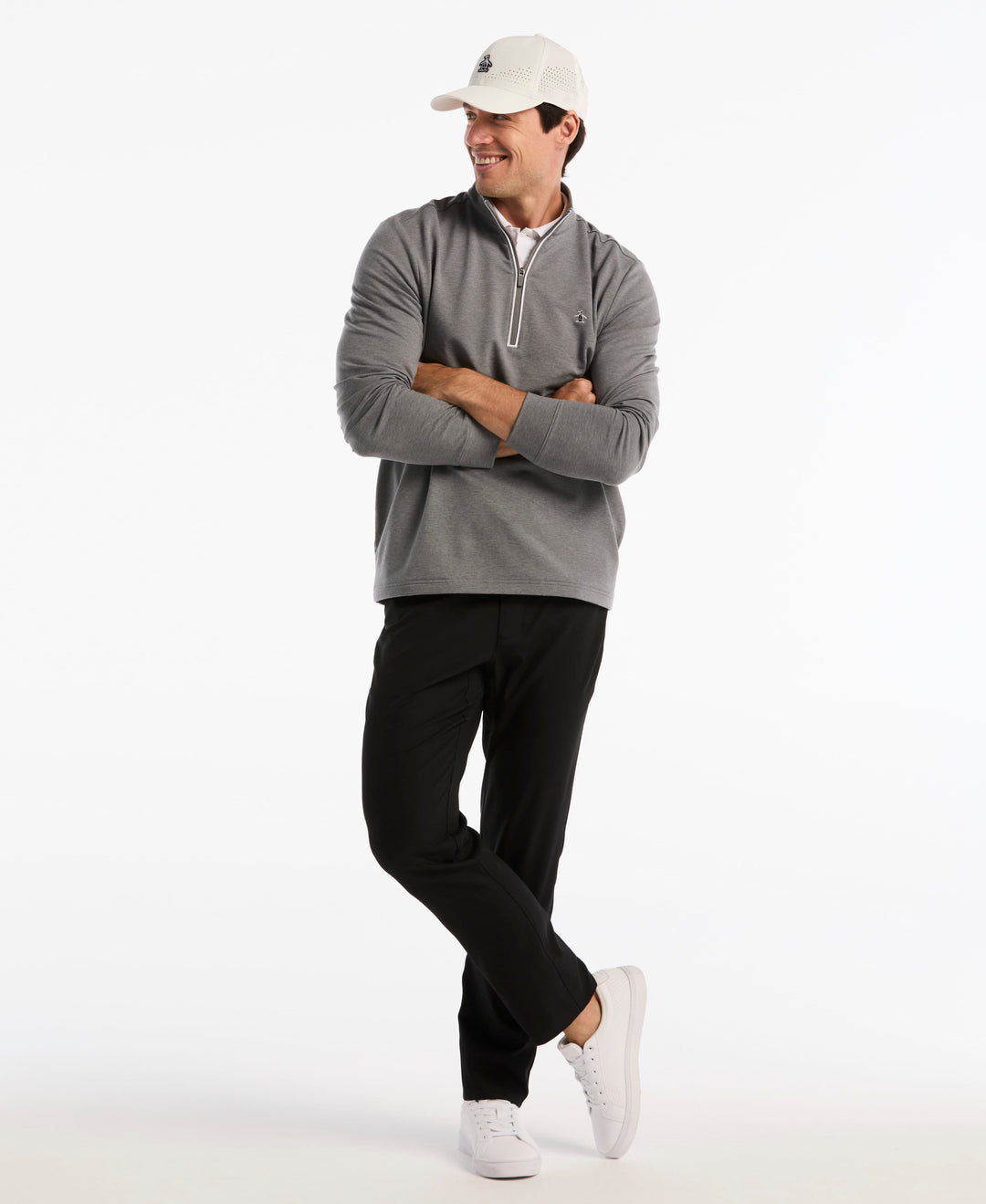 Men's French Terry Quarter Zip Earl Pull-Over