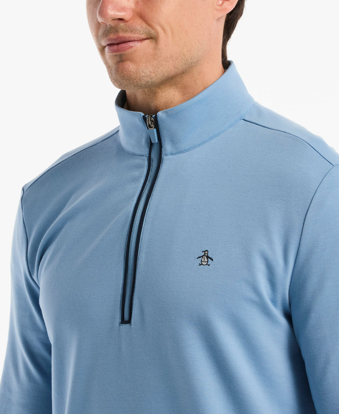 Men's French Terry Quarter Zip Earl Pull-Over