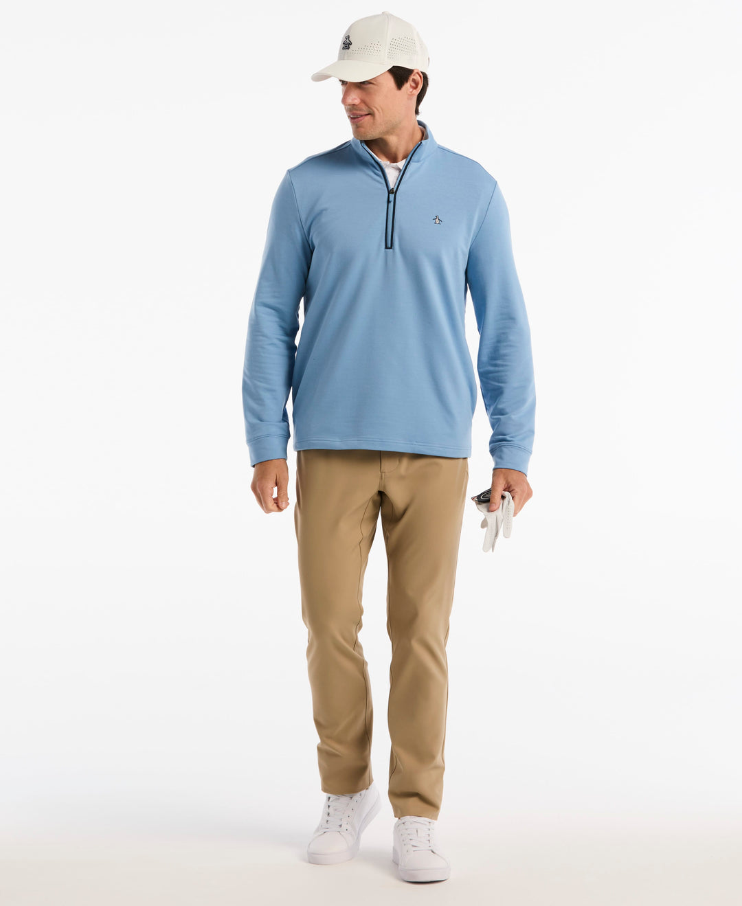 Men's French Terry Quarter Zip Earl Pull-Over