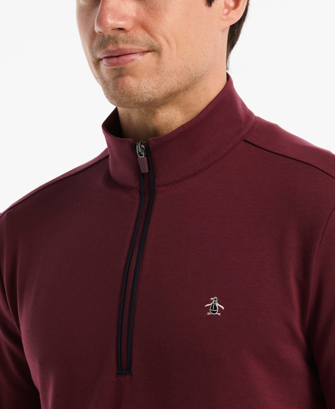 Men's French Terry Quarter Zip Earl Pull-Over