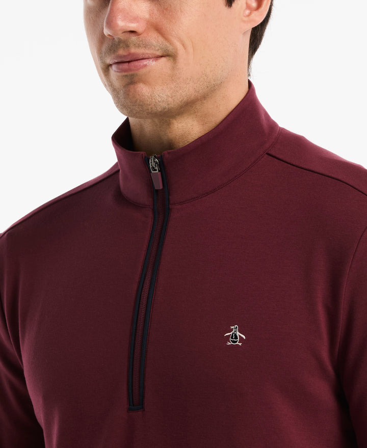 Men's French Terry Quarter Zip Earl Pull-Over