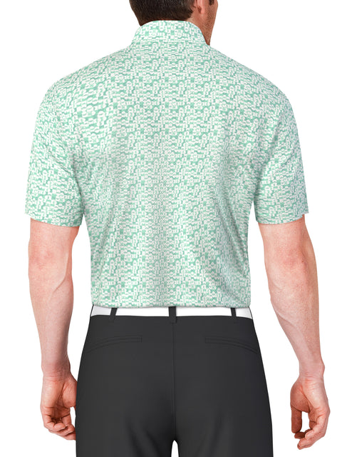 GOLF BALL GEO PRINTED POLO (Limpet Shell) 