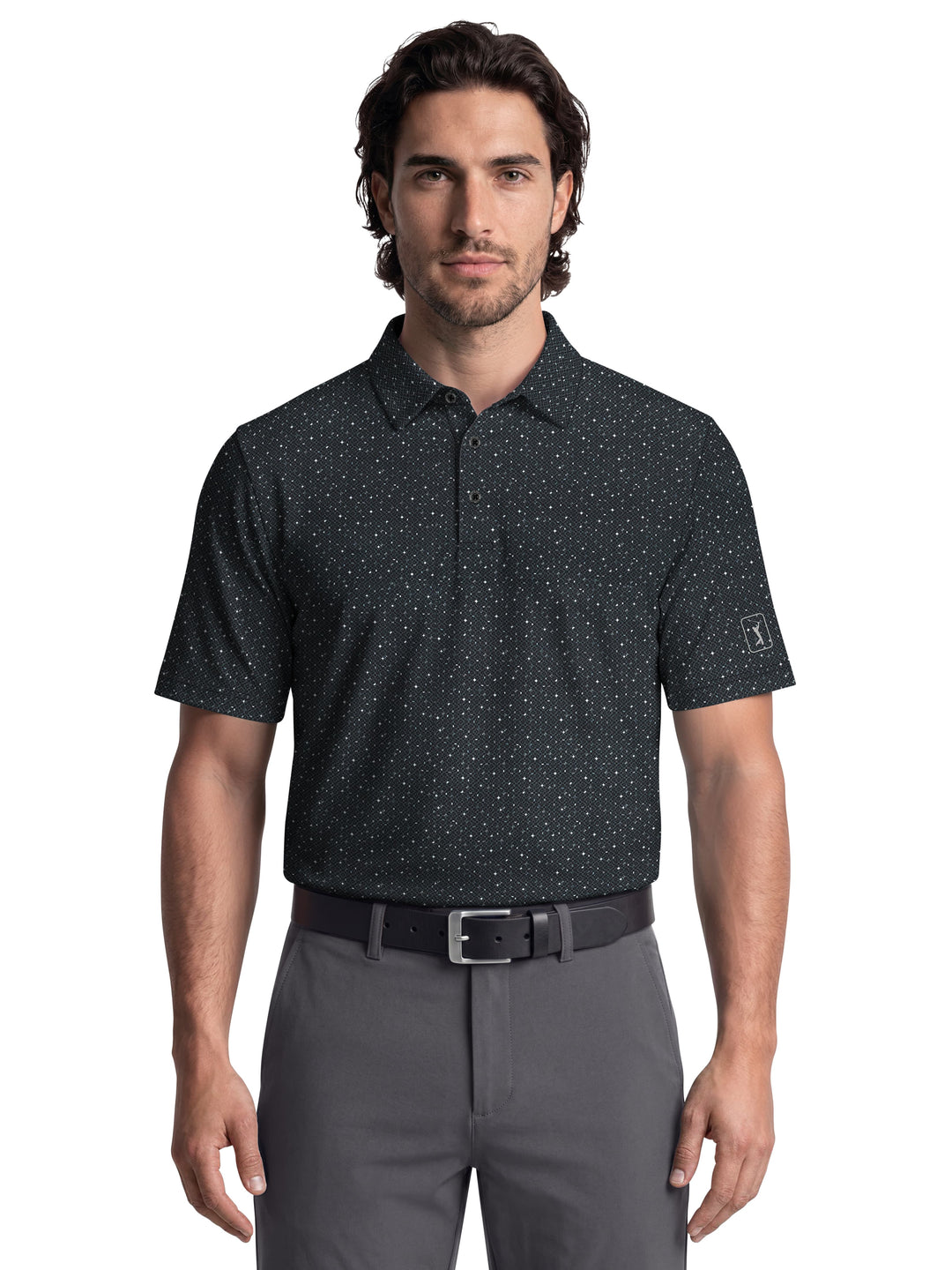 Men's Geo Confetti Polo