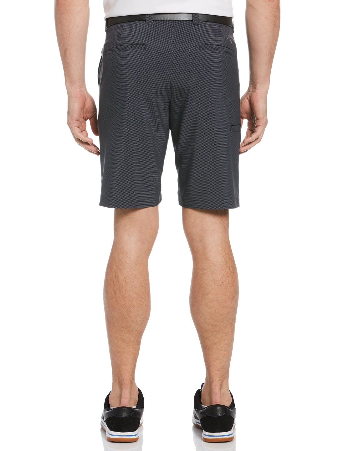 Mens Geometric Print Short (Caviar) 