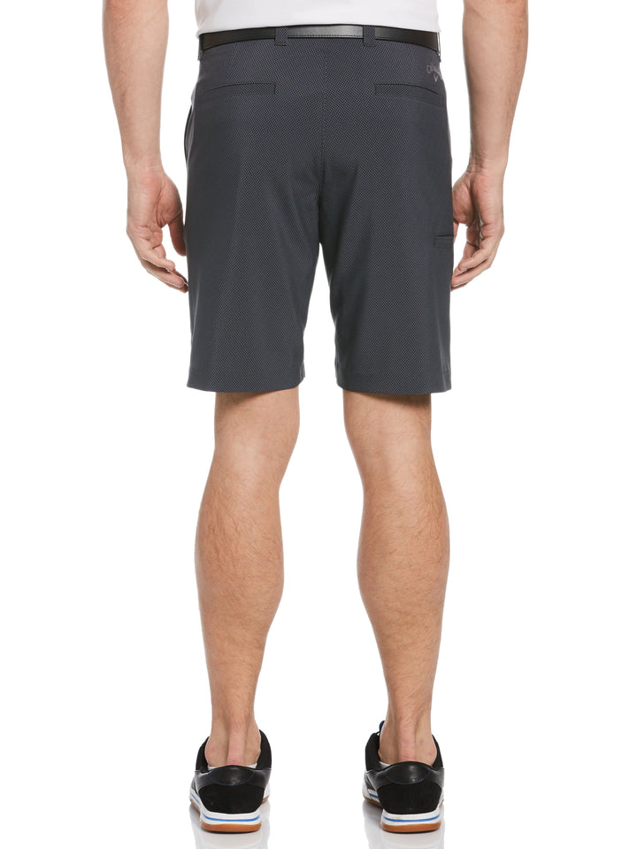 Mens Geometric Print Short (Caviar) 
