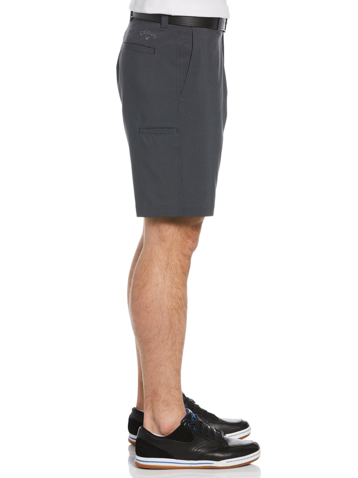 Mens Geometric Print Short (Caviar) 