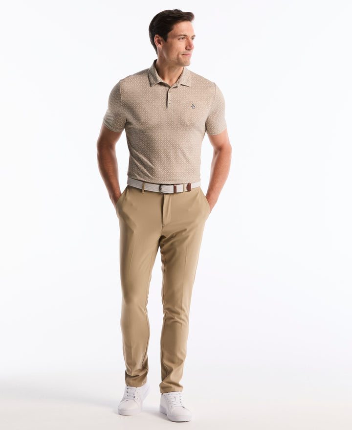 Mod Gingham Golf Polo (Chinchilla) 
