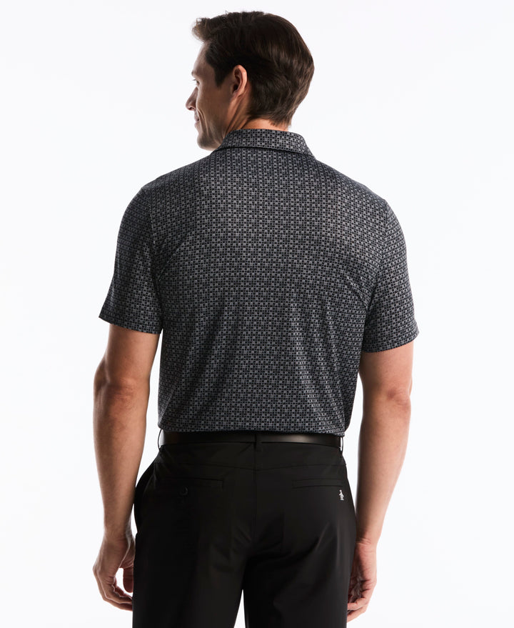 Mod Gingham Golf Polo (Caviar) 