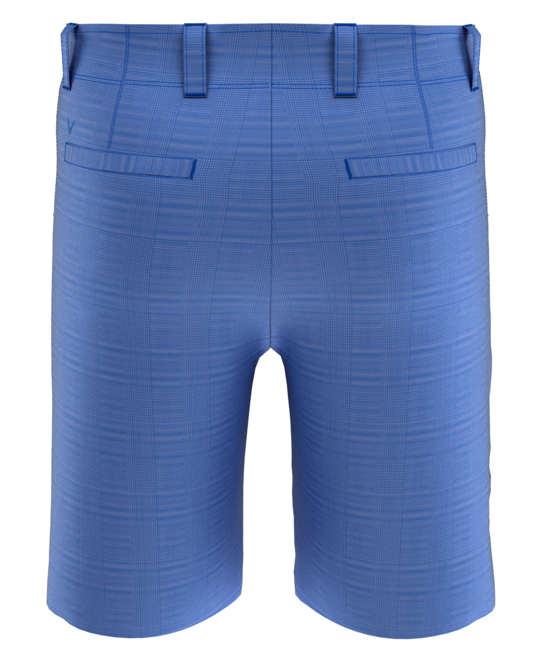 Mens Glenn Plaid Short (Electric Blue Lemonade) 