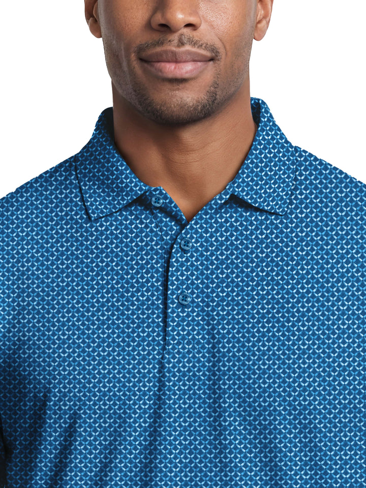 Men's Golf Bag Conversational Print Polo