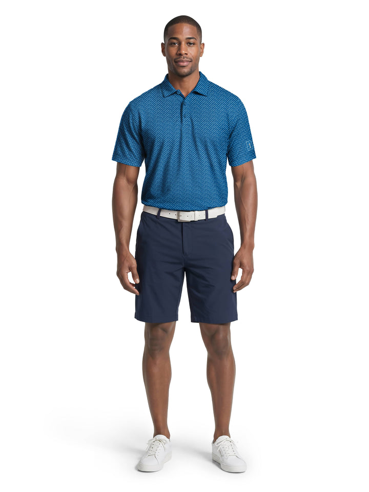 Men's Golf Bag Conversational Print Polo
