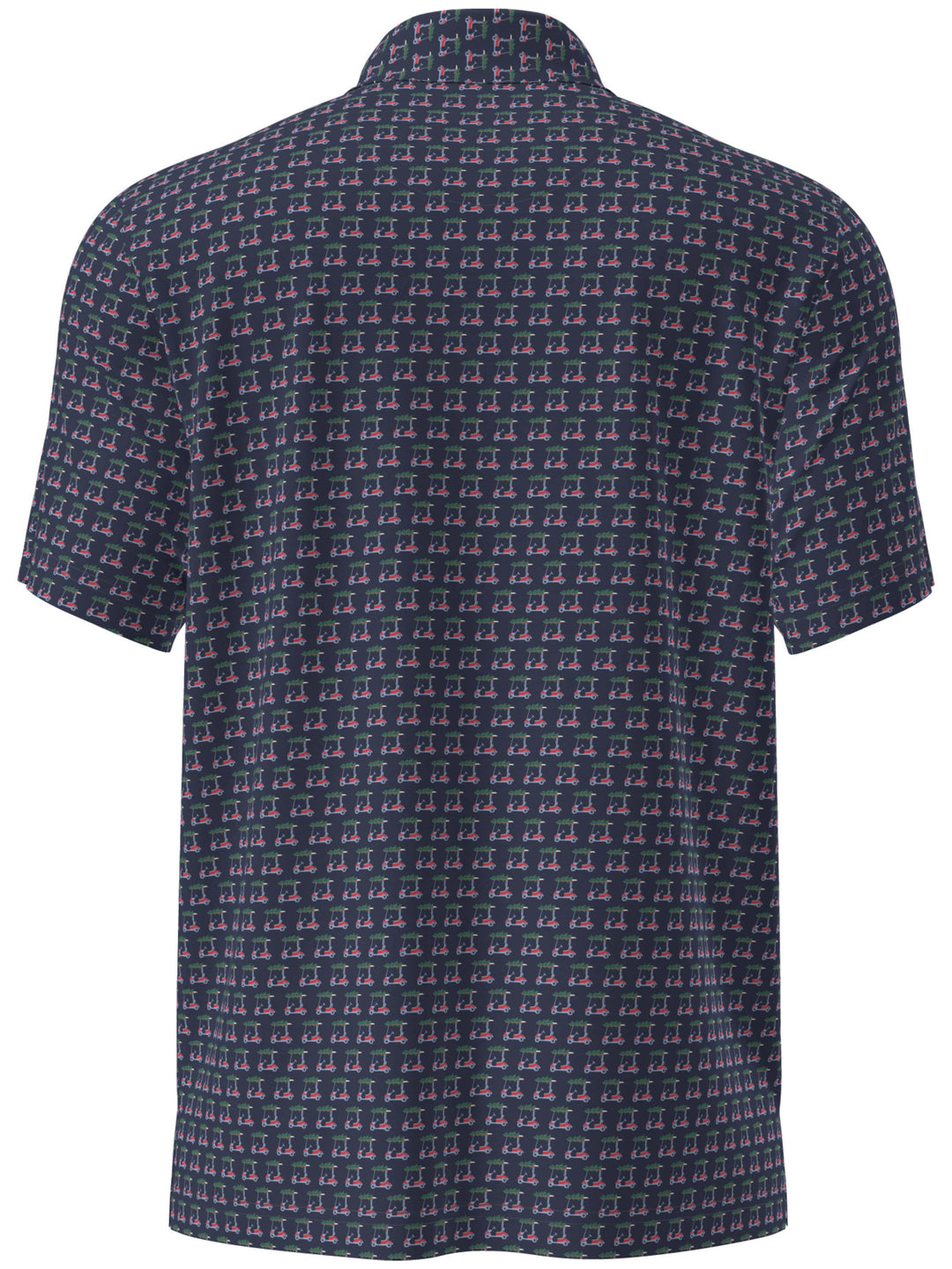 Men's Golf Cart Holiday Conversational Polo