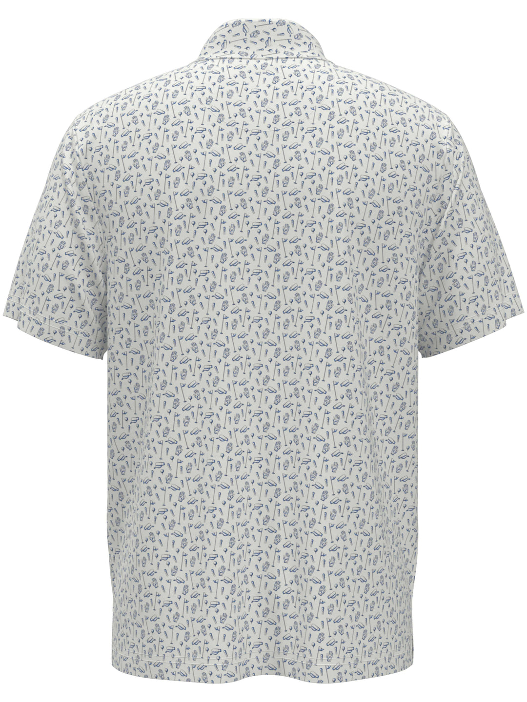 Men's Golf Conversational Printed Polo