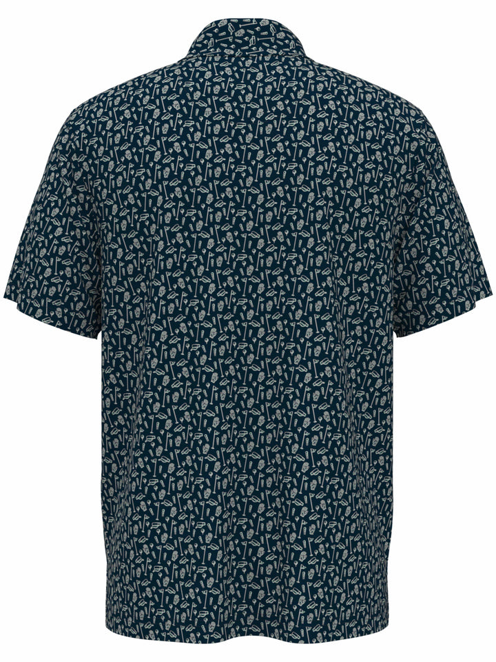 Men's Golf Conversational Printed Polo