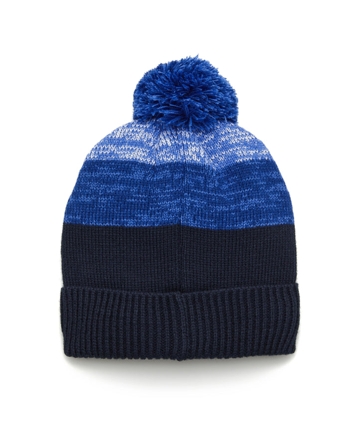 Golf Rib Cuff Pom Beanie (Black Iris) 
